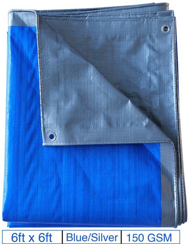 AgriRich 6ft x 6ft Tarpaulin Sheet Waterproof Tirpal Tadpatri Heavy