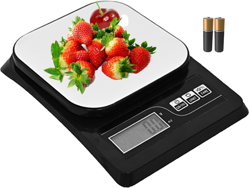 Kelo Kelo Weight Machine- Weighing Scale Kitchen ,Food Kitchen Scale,Weight Loss, Baking, Cooking, Keto and Meal Prep, Digital Kitchen Weight Machine Small Upto 10 KG for Home /99/Kkag Weighing Scale(Black) - Flipkart Deal