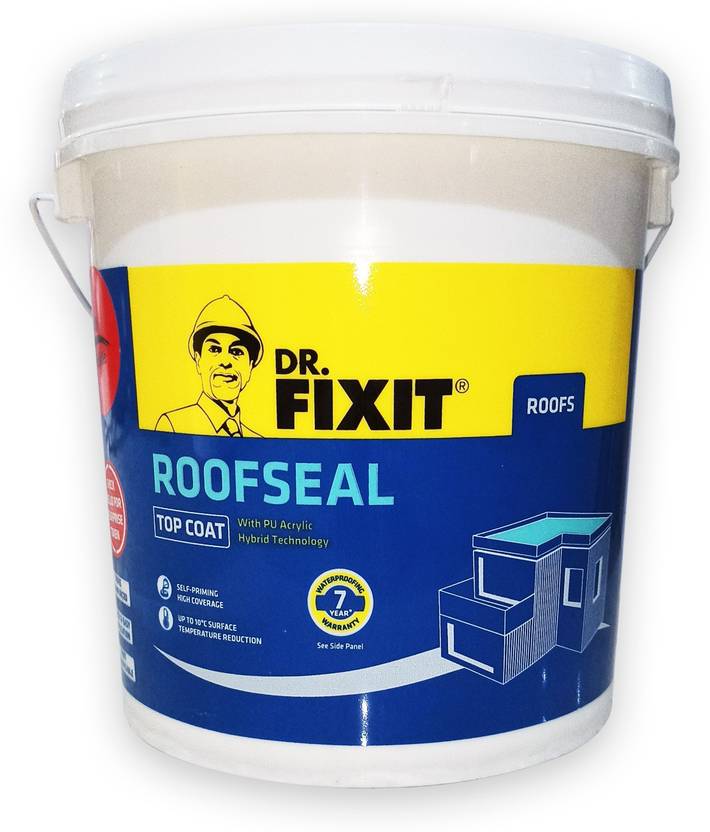 Pidilite Dr. Fixit Roofseal 608 Top Coat (10 Kg) Unique Heat Reflecting