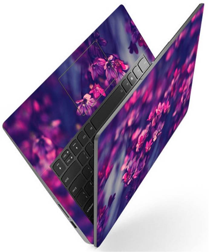 Techfit Full Body Laptop Skin Fits Size Upto 15.6 Inches - Red Pink ...