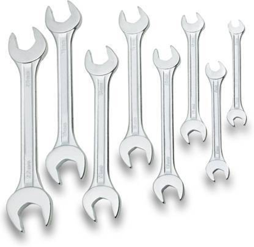 MEHAN'S Double Ended Open Spanner Set Double Sided Open End Wrench (Pack of 8) Double Ended Open Spanner Set Double Sided Open End Wrench (Pack of 8) Double Sided Open End Wrench(Pack of 8)