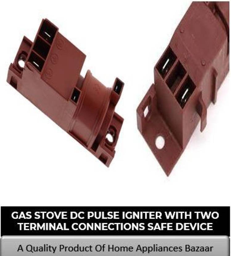 HOME APPLIANCES BAZAAR Gas Stove DC Pulse Igniter With Two Terminal