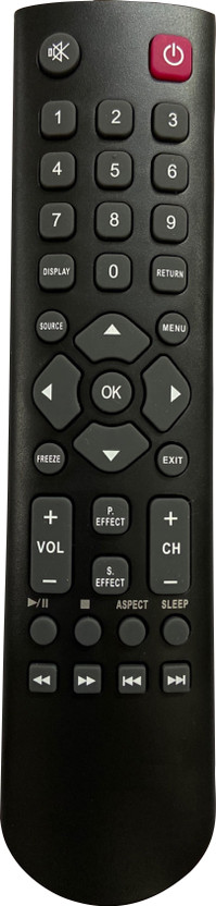 SHIELDGUARD LED/LCD Universal Remote Control No. 275, Compatible for LED/LCD TV Micromax Remote Controller(Black)