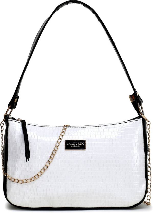 Classic Fashions White, Black Sling Bag Animal skin PU women girls stylish PU sling bags party wear simple & unique look WHITE, BLACK - Price in India Classic Fashions White, Black Sling Bag Animal skin PU women girls stylish PU sling bags party wear simple & unique look WHITE, BLACK - Price in India