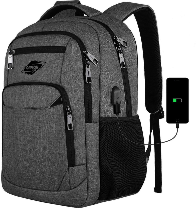OMRON BAGS Laptop Backpack With USB 