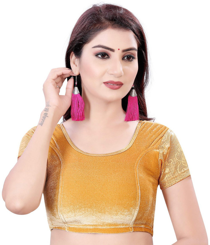 golden blouse flipkart