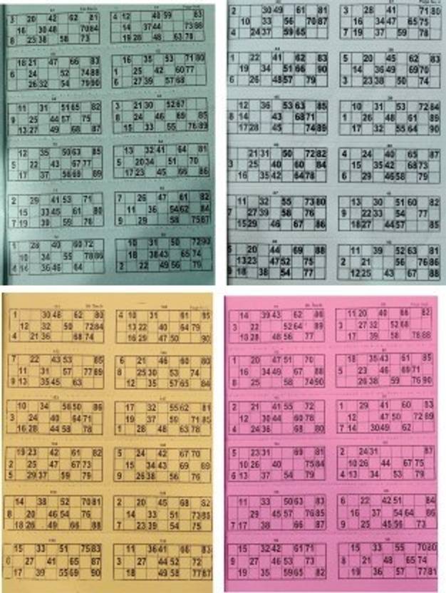 VINAYAKAMART VM Housie Book 1700 Board Game Accessories Board Game VM