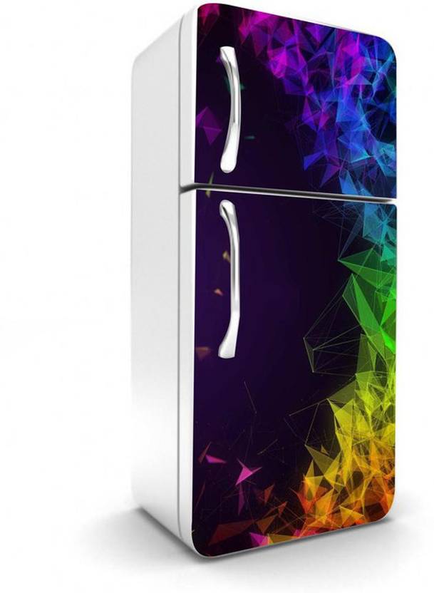 Decor studio 1 cm Vinly Beautiful HD 3D Desing Self Adhesive Vinyl Sticker Fridge wrap