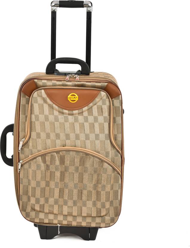 Keywin Soft Body And Samsonite Look Trolley Suitcase With 2 Wheel