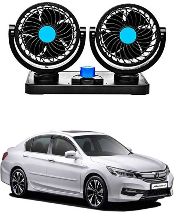 RKPSP 360 Degree Car Fan 12V,Dual Head Fans,Car dashboard fan For