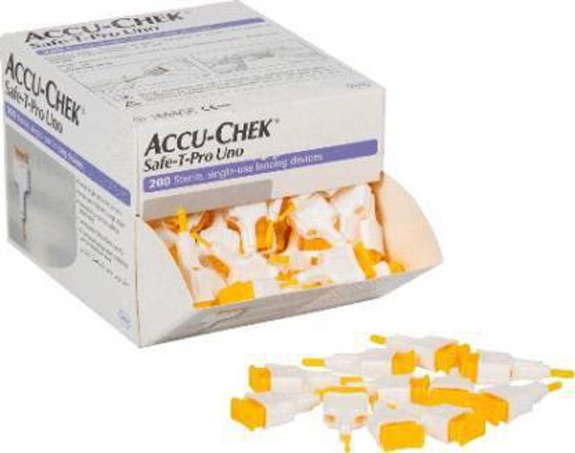 ACCU CHECK SAFE T PRO UNO Lancets Price in India Buy ACCU