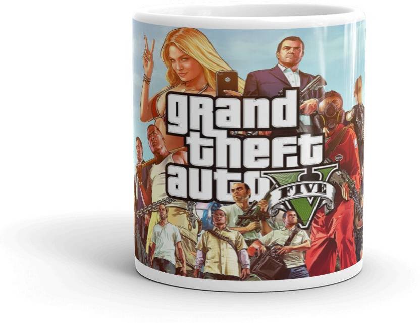 ART STORE Grand Theft Auto V GTA Game Characters Colorful Printed