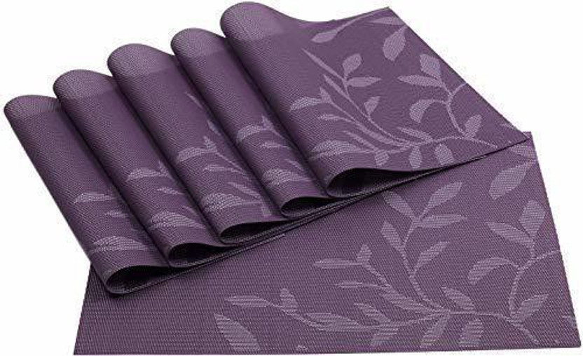 Rexmon Rectangular Pack of 6 Table Placemat(Multicolor, PVC)