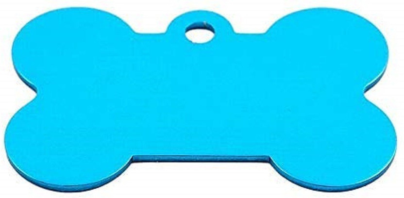Woofy Bone Shape Cat Name Collar Mini Frame Tag/Pendant Stainless Steel, (Pack of 1) Engraved Multicolor Dog Tag