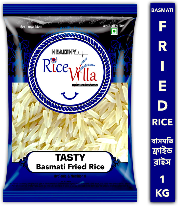 Healthy Healthy Rice Villa Tasty Basmati Fried Rice 1Kg Basmati Rice (Long Grain, Steam)(1 kg) - Flipkart Deal