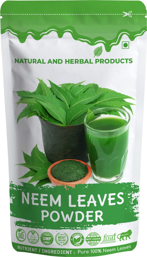NATURAL AND HERBAL PRODUCTS Neem Leaves Powder for Skin Care | Face Pack | Hair Care | Eating | Diabetes(100 g)