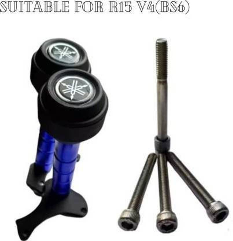 VDBULLET Heavy Duty Frame Slider For Yamaha R15 V4 (BS6) Bike Crash