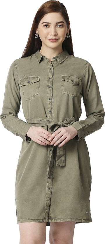 Shirt dress flipkart Clearance