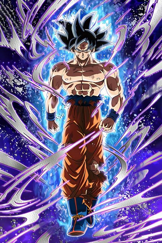 REDCLOUD Goku ultra instinct wall poster for room for Dragon ball Z fan ...