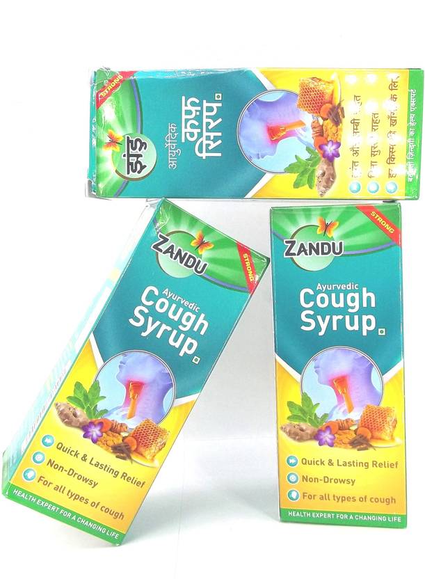 ZANDU Ayurvedic Cough Syrup For quick relief from all type of cough