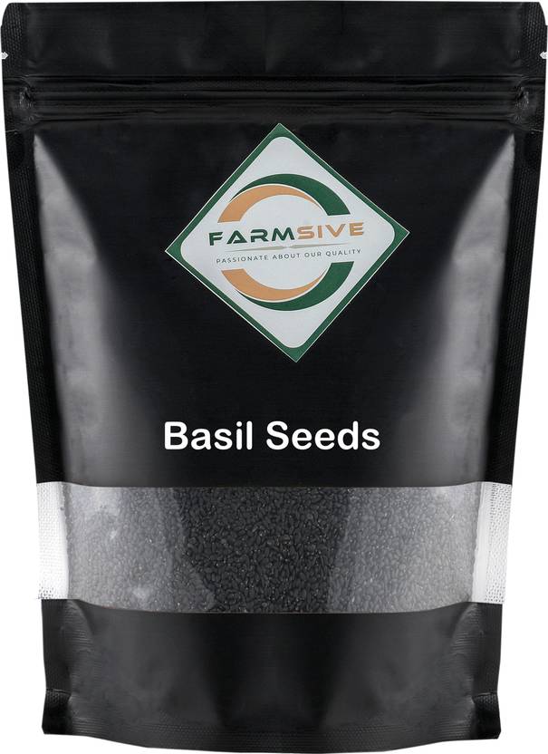 Farmsive Basil Seed, Tukmaria Seeds, Takmariya, For Weight Loss Basil Seeds Price in India Buy