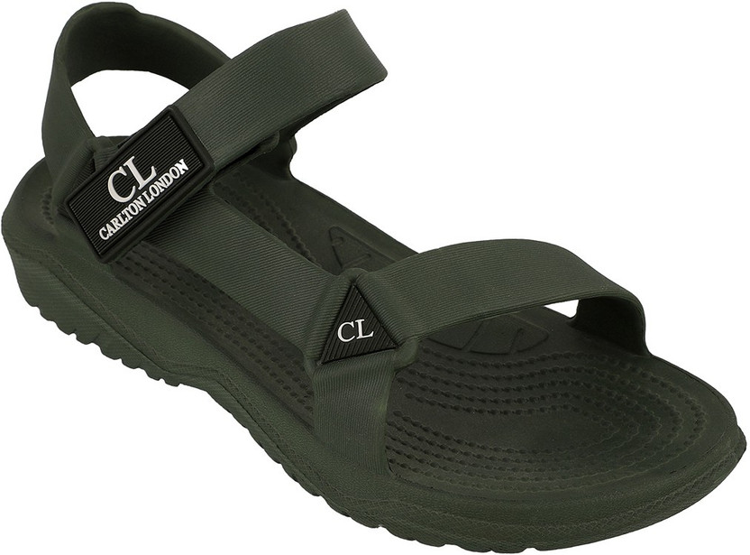 CARLTON LONDON Men Olive Sports Sandals 