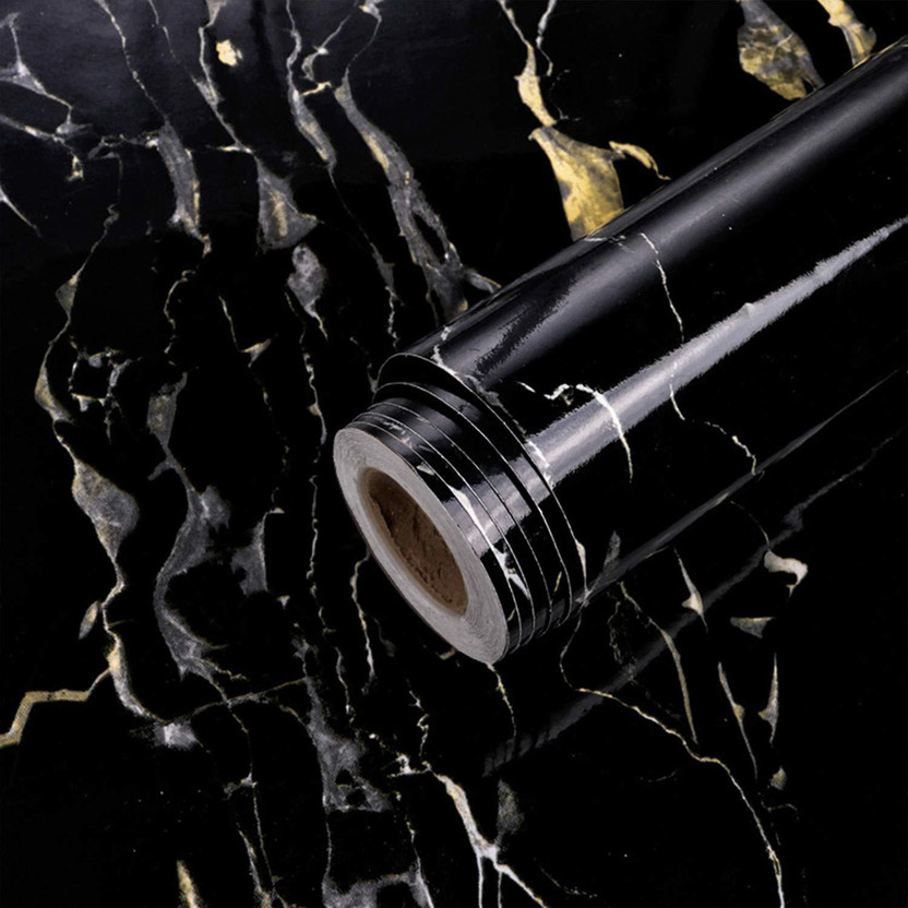 umis creation 10 cm x 7 cm Waterproof Nature Vinyl Wallpaper(Black)