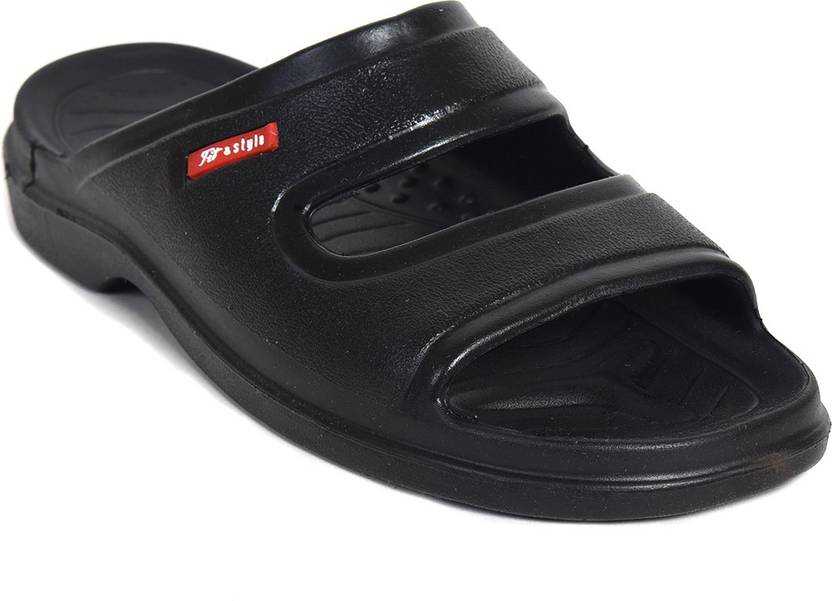 AJANTA Men Black Sandals Buy AJANTA Men Black Sandals Online at Best