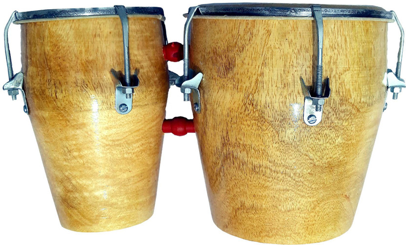 GT manufacturers Beautiful Natural Bongo Wooden Bongo(18 cm, 16 cm)
