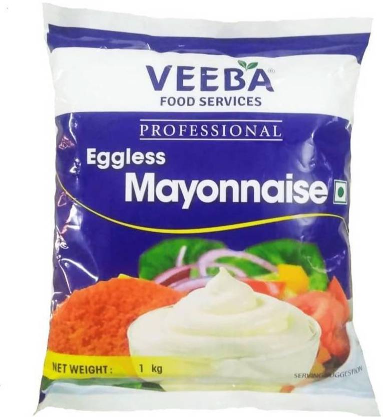 VEEBA Professional Veg Mayonnaise (Eggless) 1 kg Price in India Buy