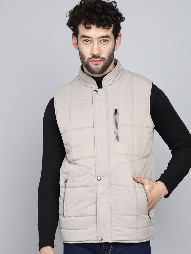 LA' SCOOT Sleeveless Solid Men Jacket 