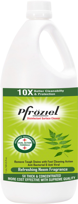 Pfroziel Floor cleaner Disinfectant surface (1L).Organic ,neem extract ,kill germs 99.9% Neem(1 L)