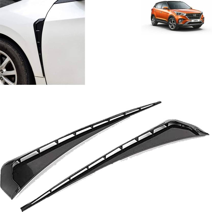 aksmit Car Fender Side Vents Decorative Air Flow Intake Hole Grille for