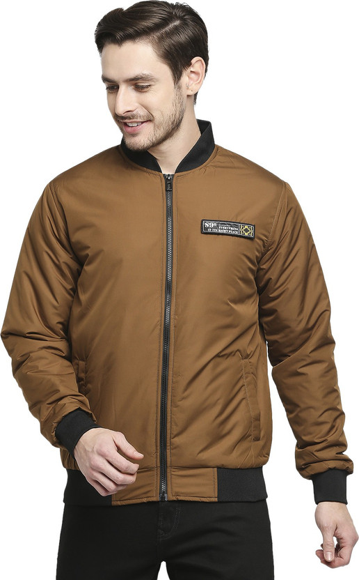 Spykar Full Sleeve Solid Men Jacket 