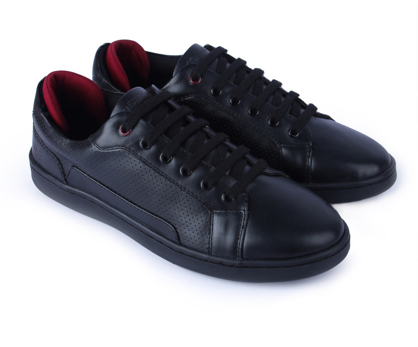 lancer black formal shoes