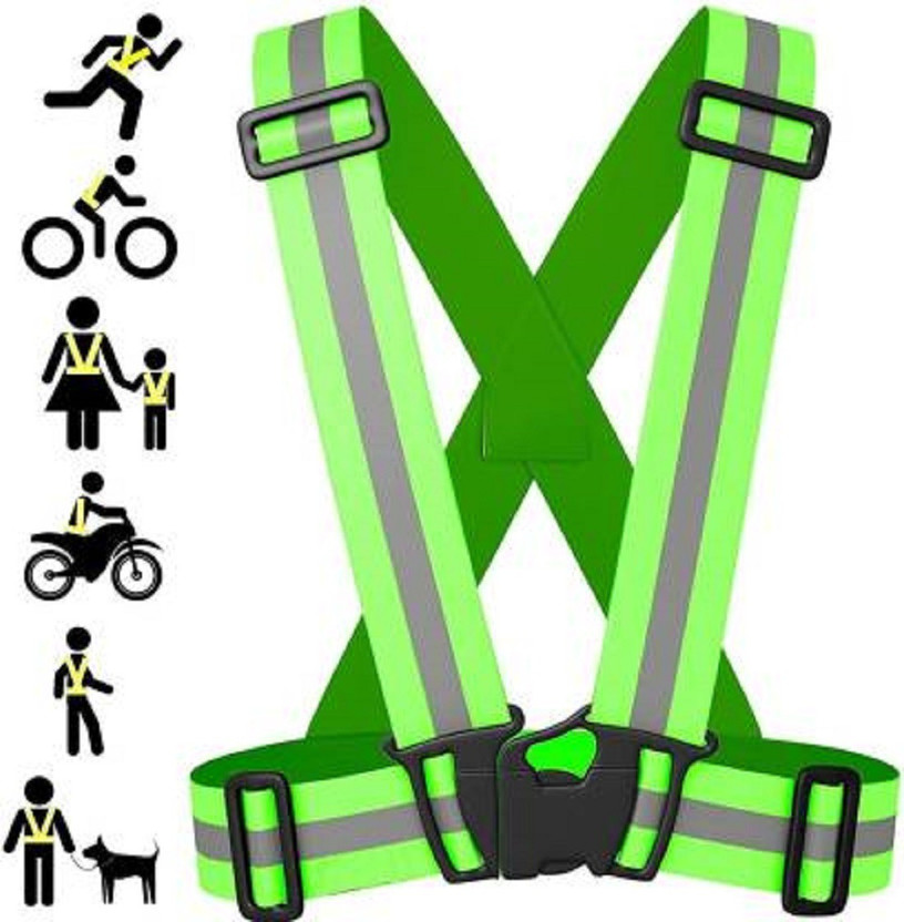 AGS MART VEST-01 Safety Jacket(GREEN)