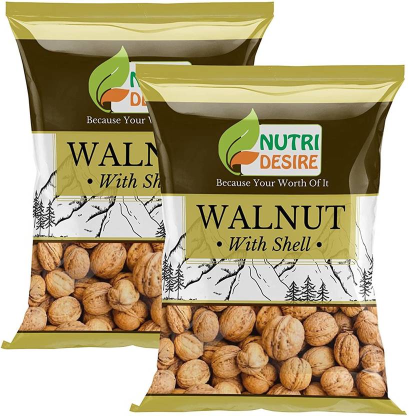 Nutri Desire Combo of California Inshell Walnuts 500 gm Each Total