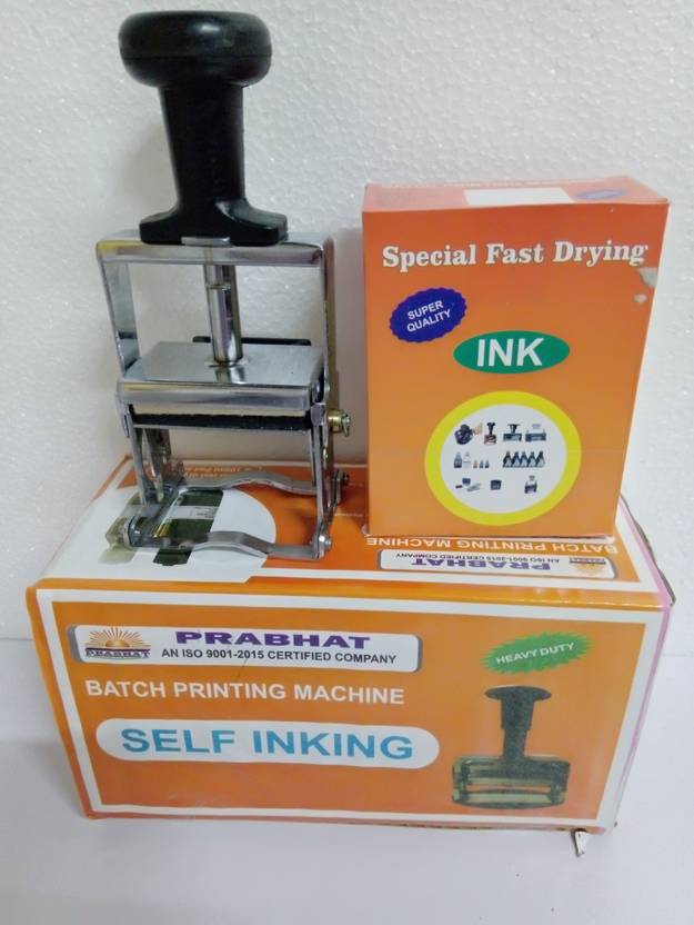 Prabhat Label Stamping Machine (BATCH No. DATE MRP EXP. Printing
