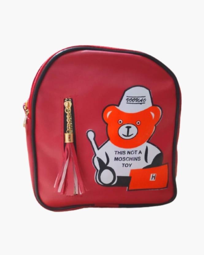 VimjayEnterprises Girls Backpack 3 In 1 Sling, Backpack And Sider Bag Mini Cartoon  Backpack (Red) 5 L Backpack Red - Price in India 