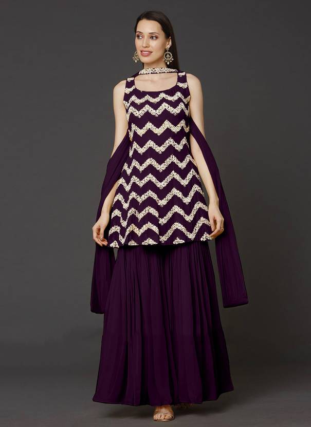 Sharara dress on flipkart deals