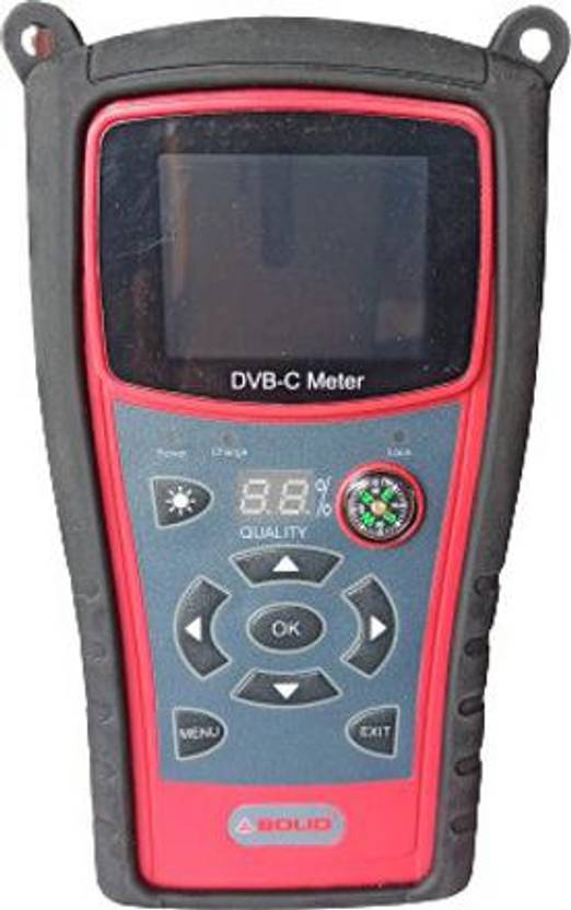 Solid SF750PRO DVBC (BER+MER) Cable TV dB Meter with AC / DC (Color Display) SF750 PRO Non