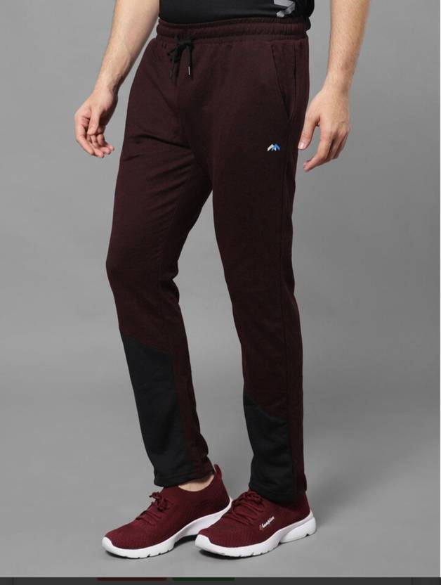 Ynot Solid Men Maroon Track Pants Buy Ynot Solid Men Maroon Track