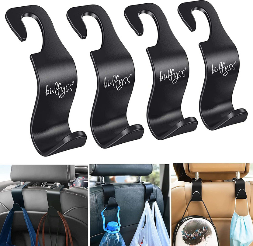 Bulfyss Bulfyss Car Backseat Headrest Hook/Hanger Universal Durable Organiser Car Side Seat Catcher(50 L)