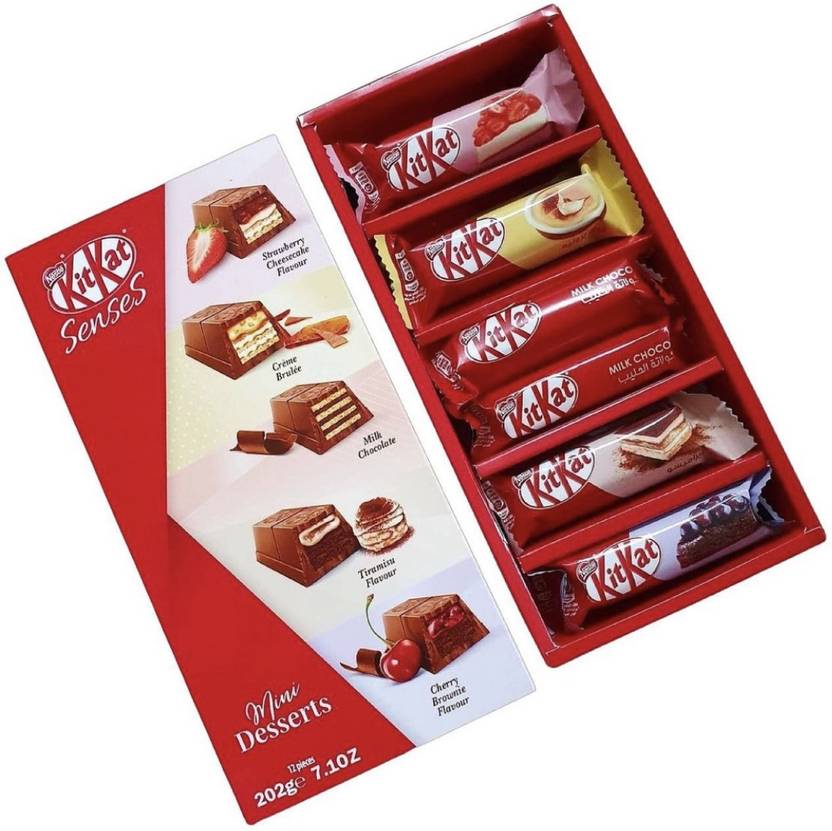 NESTLE KitKat Senses Mini Desserts Assorted Flavours Box Imported Bars