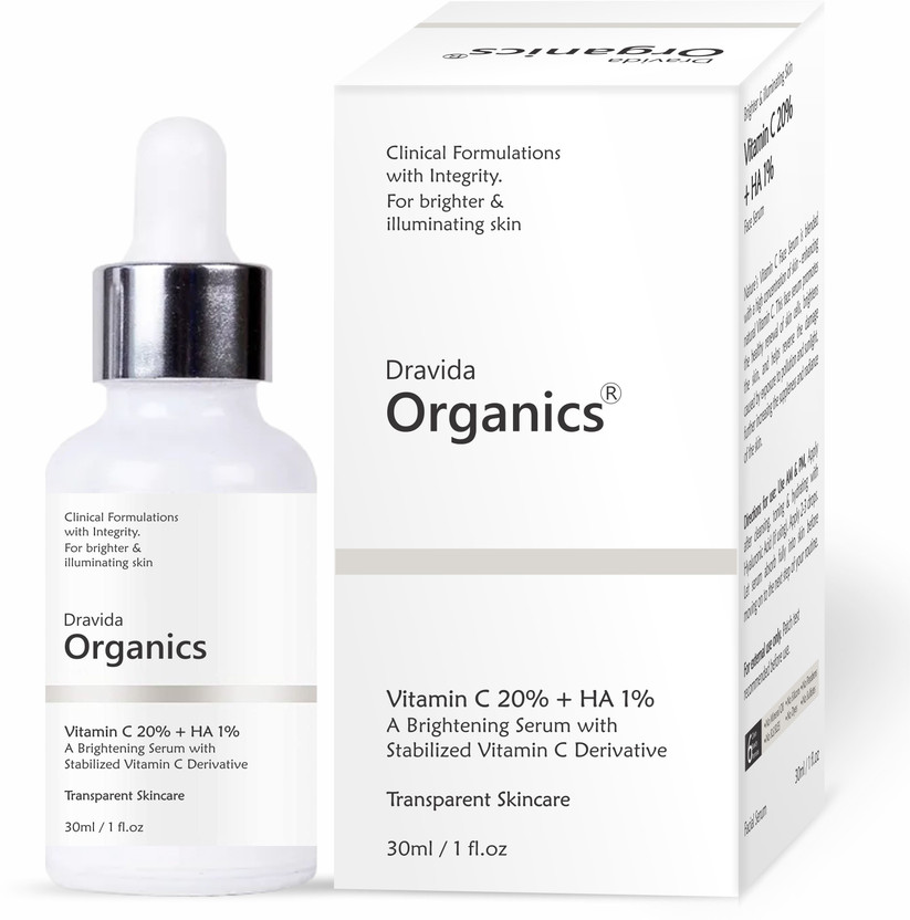 Dravida Organics Vitamin C Serum for Natural Glowing Beauty(30 ml)