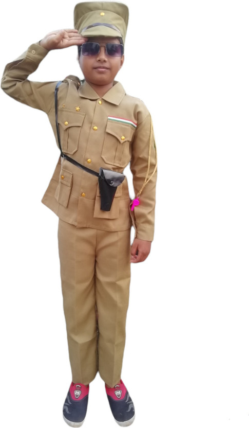 Lakiagarments Police Dress Kids Costume 