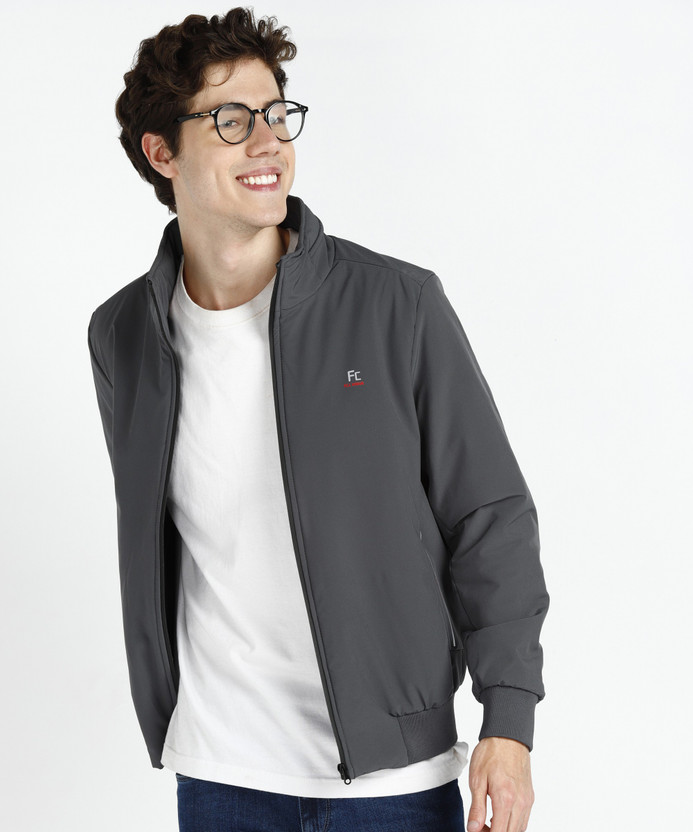Full Sleeve Solid Men Jacket 