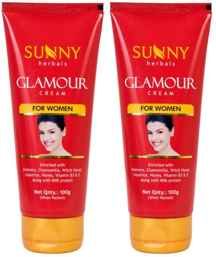 Sunny Herbals Glamour Cream For Women (100g X 2)(200 g)