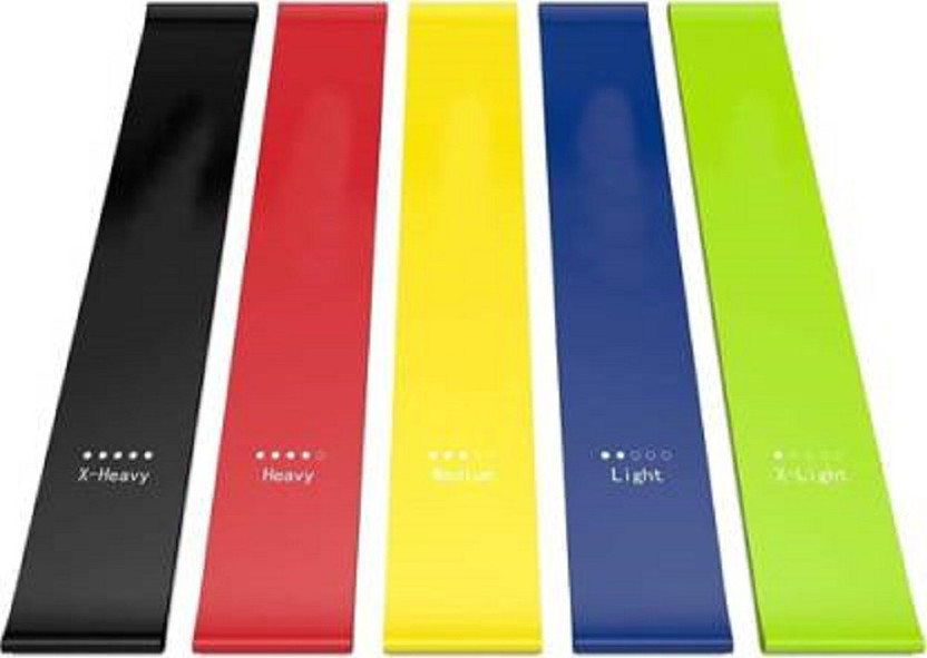 MODERNEHUB Loop Bands for Home Fitness, Stretching, Strength Training, Physical Therapy Resistance Tube(Multicolor)