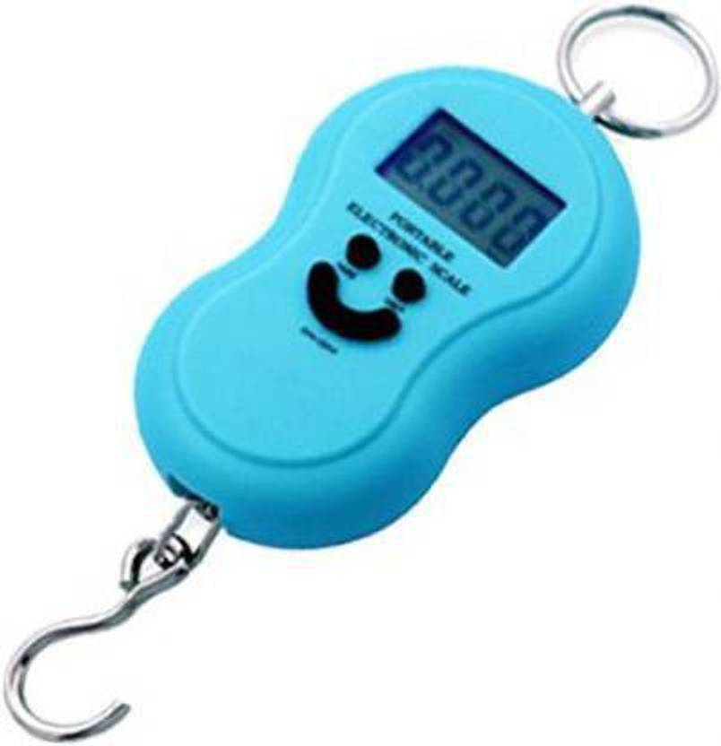 Rerant Smiley 50Kg Portable Hanging Luggage Weight Machine Digital